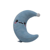 Porte-clés en peluche super doux en coton PP de 4 pouces, motif étoiles, lune, soleil et nuages blancs, pour sac à dos scolaire, 8-13 ans