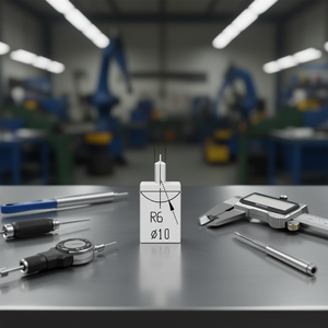 Ttake Measuring Tips For Comparators M2.5 6g R6 10 4.5mm Length - Product Image 2