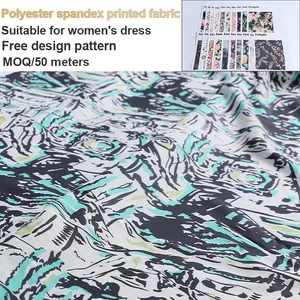 2024 Mode paräisches Kleid Damen 100 % Polyester Stoff Halterungen kundenspezifische kostenlose Proben mit kleinem MOQ