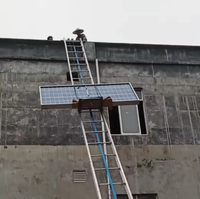 Lève-module photovoltaïque électrique HuaFeng, capacité de charge 200 kg, câble en aluminium, télécommande, longueur d'échelle réglable 1m/2m