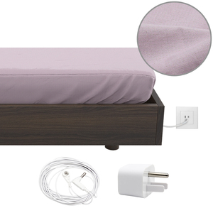 10% <strong>Silver</strong> EMF Reducing <strong>Bedding</strong> Earthing Sheet EMP Protection Improve Sleep Earthing Mat Bed EMF Reducing <strong>Bedding</strong> - Product Image 1