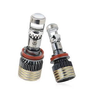 หลอดไฟโปรเจคเตอร์ LED คุณภาพสูง 60W 10000 ลูเมนส์ 6000K-6500K 12V รุ่น A81 H7 ไฟหน้าแบบมินิเลนส์ แสงสูง/ต่ำ สำหรับรถยนต์ทั่วไป - Product Image 4