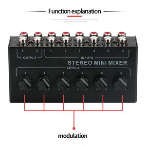Alternativa a <span class=keywords><strong>Atem</strong></span> <span class=keywords><strong>Mini</strong></span> Pro, Mezclador de Video HD-MI de 6 Canales Oton Geek S06 para Transmisión en Vivo, Videojuegos y Podcasting - Product Image 4