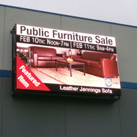 Écran d'affichage publicitaire led pour extérieur panneau d'affichage géant pantallas signe P6 P8 P10 centre commercial mur vidéo led 3D extérieur