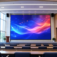 Écran LED couleur intérieur UM1.25-2.5mm à pas fin pour mur vidéo, idéal pour salles d'exposition, réceptions, 4K UHD CE
