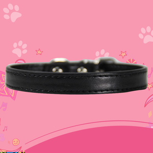 <span class=keywords><strong>Collar</strong></span> de cuero de lujo para entrenamiento de mascotas, correa ajustable de cuero sintético para perros pequeños y grandes, venta al por mayor - Product Image 3