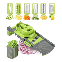 Fruit- en groentegereedschap Smile Mom duurzaam plastic groentesnijder gepersonaliseerde milieuvriendelijke snijder/slicer roestvrij staal