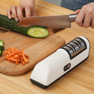 Affûteur de couteaux électrique automatique professionnel, affûteur rapide pour couteaux et ciseaux, outils de cuisine - Product Image 4