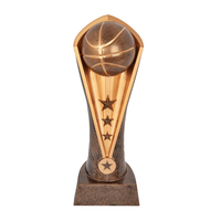 Trophée de basket-ball en résine Weivista de 7 pouces pour récompense de tournoi