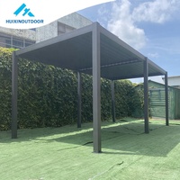 Composite Clôture Véritable Gril D'extérieur Gazebo Pingouin Piscine Pergola Led De Aluminio Gazibo Événement Aluminium Étanche