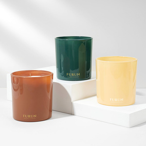 Pot à bougie en verre personnalisé Conteneurs à bougie de luxe vides avec emballage en gros - Product Image 5