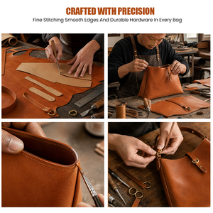 in vera pelle per capelli in vera pelle e pelle borsa da donna a tracolla <span class=keywords><strong>di</strong></span> grande capacità <span class=keywords><strong>moda</strong></span> viaggio personalizzato OEM - Product Image 5