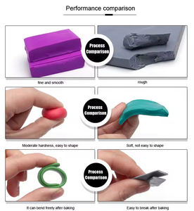 <span class=keywords><strong>Set</strong></span> di Argilla Polimerica Flessibile Professionale per Bambini, 50 Colori, Non Seccante, 20G, per Fai-da-Te - Product Image 4