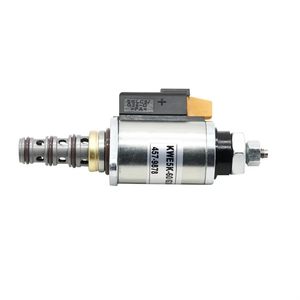 Original 4579878 <b>Silver</b> Solenoid Valve for E330D/E336D Crawler Excavator - Product Image 1