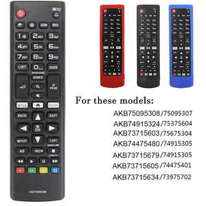 Cover per <span class=keywords><strong>telecomando</strong></span> a prova di bambino, custodia in silicone sicura per bambini per <span class=keywords><strong>telecomando</strong></span> LG AKB75675301 AN-MR20GA, custodia protettiva antiurto con cinturino - Product Image 6