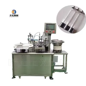 Plugging Plastic Bottle And Sealing Automatic Adhesive Silicone Sealant Grease Cartridge Filling Machine