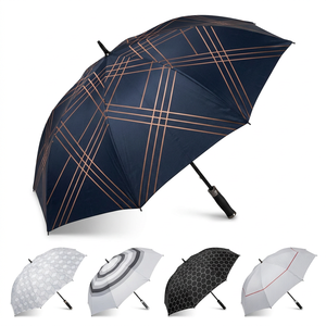 30 Inches Extra Large Parapluie Automatic Open Colorful Paint Splatter Print <b>Novelty</b> Design Custom Golf Umbrella With Logo - Product Image 3