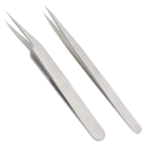 Pince à cils fabriquée pour les extensions de cils, prise en main fine, maintien confortable, adaptée à un usage domestique ou professionnel. - Product Image 5