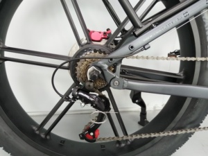 Vélo électrique tout-terrain 26 pouces à pneus larges, double moteur 48V 20Ah, freins à disque hydrauliques, moyeu arrière, pour adultes V1 - Product Image 4