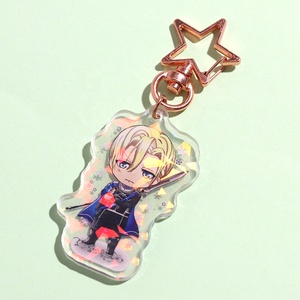 Porte-clés personnalisé Vigreat avec figurine d'anime, vente en gros, double couche, époxy brillant, acrylique, pour les articles de la Comic Con - Product Image 3