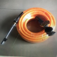Tuyau d'air universel pour camion remorque 3/8 "x50ft avec mandrin d'air droit à double pied pour le travail de gonflage des pneus de camion