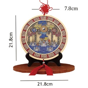 Đồ Trang Trí Cổ Trung Quốc Cổ đại Biểu Tượng Tốt Lành Kim Loại Thủ Công Mỹ Nghệ Phong Thủy Truyền Thống Đúc Khắc Đồng Hợp Kim - Product Image 5