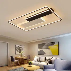 Lâmpada LED moderna para teto, abajur acrílico com holofote, controle remoto criativo, lâmpadas para ambientes internos, casa, quarto, estudo