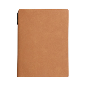 Cahier de notes classique simple épais en cuir souple avec impression personnalisée en gros de cadeau de bureau A5 - Product Image 3
