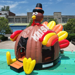 Fabbrica a buon mercato Festival del PVC Moonwalk salto casa gonfiabile a tema tacchino salto buttafuori <span class=keywords><strong>castello</strong></span> per bambini - Product Image 4