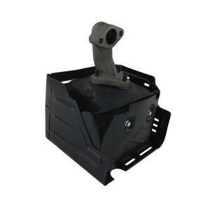 Tuyau d'échappement silencieux pour coupe-route à moteur essence 188F 190F GX270 GX390, pièces de coupe-béton - Product Image 1