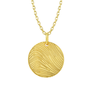 שרשראות מצופה זהב לנשים שרשרת מטבעות עגולים בהתאמה אישית שרשרת תכשיטים 925 שרשרת כסף סטרלינג - Product Image 4