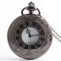 Vente en gros de montres de poche classiques antiques vintage à quartz romaines