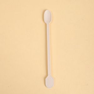 Agitateur à café blanc écologique 130mm pour fécule de maïs - Product Image 2