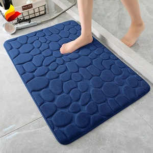 3D Embossed Bathroom Shower <strong>Bath</strong> <strong>Mat</strong> Bathroom Stones <strong>Mat</strong> Color Changing <strong>Bath</strong> <strong>Mat</strong> <strong>Brown</strong> - Product Image 6