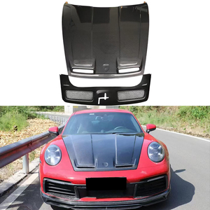 Capó de Fibra de Carbono Estilo <span class=keywords><strong>TKT</strong></span> de la Mejor Calidad para Porsche 911 992 Carrera <span class=keywords><strong>4</strong></span> 4S Turbo S 2020-2025, Cubierta de Capó Ventilada - Product Image 1