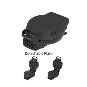 980W Bán Buôn Xách Tay Đa Chức Năng Có Thể Tháo Rời 20Cm Diam Tấm Vòng Tam Giác Điện <span class=keywords><strong>Waffle</strong></span> <span class=keywords><strong>Maker</strong></span> - Product Image 2