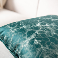 Housse de coussin jacquard métallique de luxe populaire pour la maison et l'hôtel, décoration intérieure, vente en gros