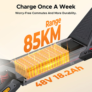 Monopattino Elettrico Engwe Y700 per Uso Urbano e Fuoristrada, 3 Livelli di Regolazione, 28nm di Trazione, Batteria 18ah, 25km/h, Impermeabile IPX5, Pieghevole - Product Image 3