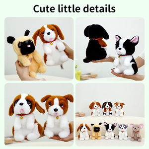 Peluche de Perro de Dibujos Animados, Súper Suave, Relleno de Algodón PP, Cachorro Realista, Compañero de Confort para Niños de 4 a 6 Años, Lavable, 31cm-50cm - Product Image 3