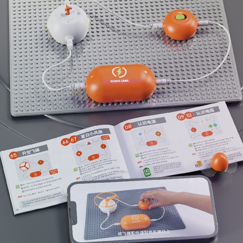 Thème Spatial Astronautes Kit Électronique STEM 128 Expériences - 30 Composants - Jouet Scientifique Espace Pour Enfants 8 Ans Et Plus Kit Circuit électrique Enfant