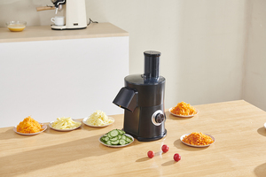 Robot culinaire électrique 8-en-1 : Hachoir à salade, râpe à fromage spirale, trancheuse alimentaire, <span class=keywords><strong>coupe</strong></span>-légumes rotatif - Product Image 5
