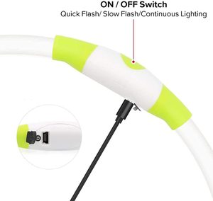 <span class=keywords><strong>Collar</strong></span> LED para Perro, Recargable por USB, <span class=keywords><strong>Collar</strong></span> Luminoso de Seguridad para Mascotas, <span class=keywords><strong>Collar</strong></span> Brillante de Alta Visibilidad - Product Image 5