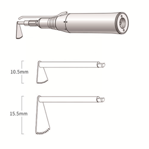 Manipolo e-type in acciaio inossidabile alternativo dritto manipolo per sega dentale - Product Image 6
