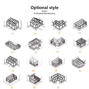 <span class=keywords><strong>Solarium</strong></span> moderne personnalisable et isolé pour toutes les saisons avec panneaux en verre trempé pour toits urbains extérieurs et villas de luxe - Product Image 6