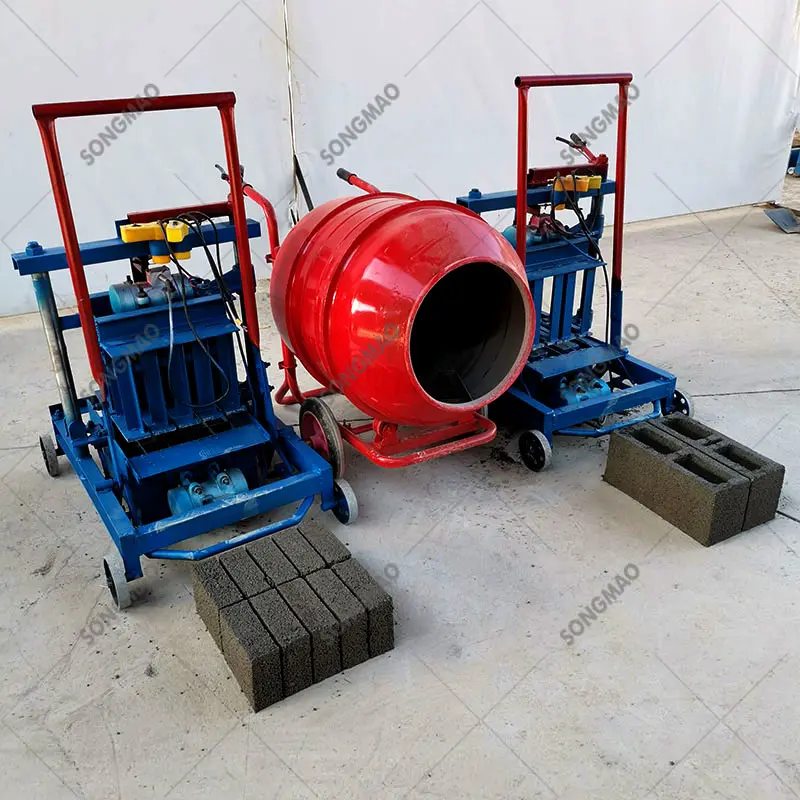 2023 New Product Concrete Cement Brick Making Machines High Efficiency Grass Planting Brick Maker For Road Construction