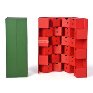 Cajas de Almacenamiento de Cartón FX Drawer, Organizadores Reutilizables para Regalos y Manualidades, Cajones Numerados Multicolores para Calendario de Adviento - Product Image 5