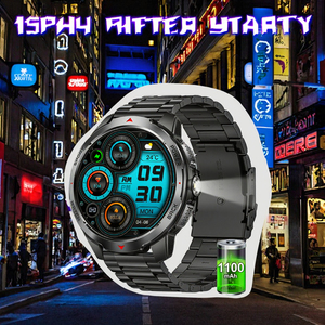 <span class=keywords><strong>Montre</strong></span> connectée de sport en plein air 2025 KT88, appels, IP67, écran IPS 1,46 pouces, batterie 515 mAh, suivi du sommeil, 5-10 jours d'autonomie, boîtier en alliage pour homme - Product Image 3