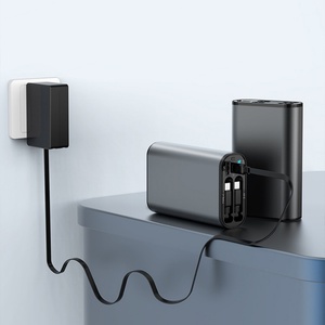 Nouvelle tendance : Station de charge portable 10000 mAh avec câbles intégrés, charge super rapide 22,5 W, logo personnalisé - Product Image 4