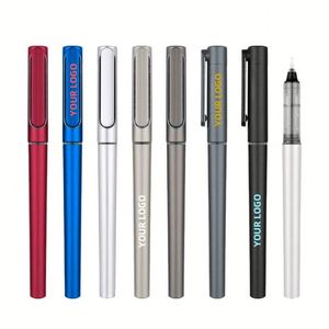 Business Signature 0.5Mm Gel <b>Pen</b> With Custom Logo Promotional Use Black Blue Ink - Product Image 3