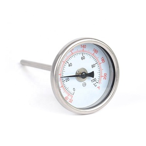 <span class=keywords><strong>Termómetro</strong></span> Industrial Radial Bimetálico de Alta Temperatura WSS-411 para Calderas de Aceite, Agua, Vapor y Tuberías OEM ODM - Product Image 3